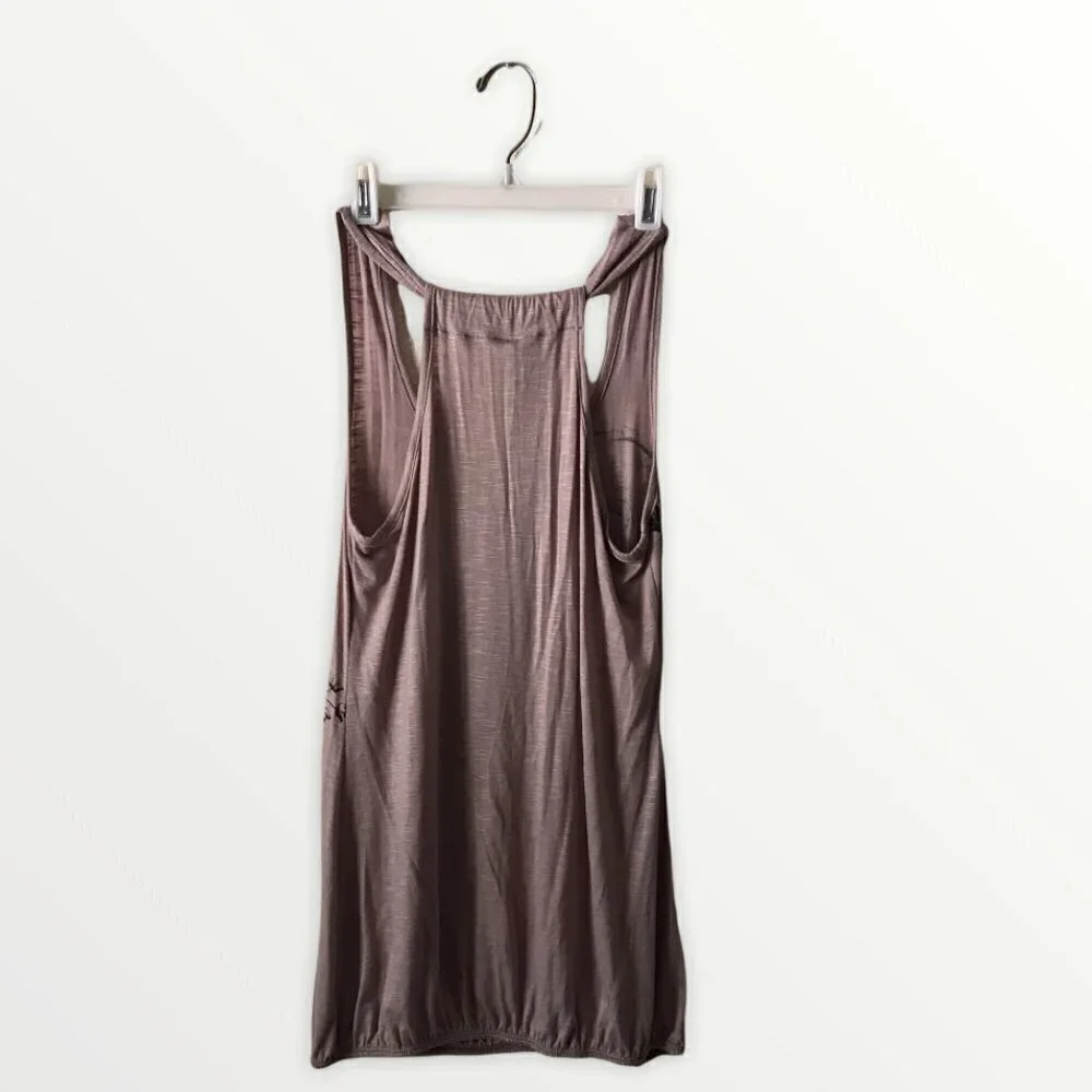 NWT - Robin K. Tattoo Floral with Embellished Tank Top - Picture 2 of 13